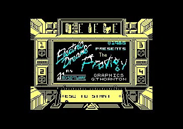 Prodigy (UK) (1986) screen shot title